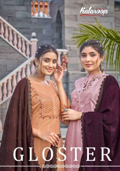 Gloster By Kalaroop Designer Festive Wear Readymade Salwar Kameez Collection